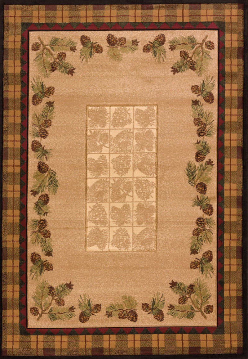 Large Living Room Rugs - 94" x 126" x 0.47" Toffee Polypropylene Oversize Rug