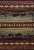 Home Decorators Collection Rugs - 22" x 32" x 0.47" Smoke Blue Polypropylene Accent Rug
