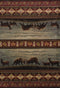 Bedroom Carpet - 63" x 90" x 0.47" Smoke Blue Polypropylene Area Rug