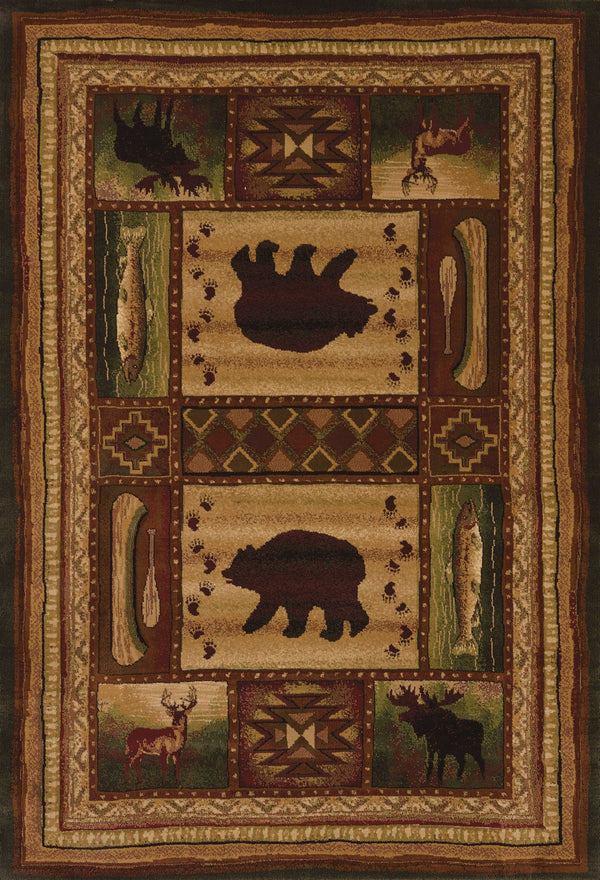 Rugs - 31" x 88" x 0.47" Toffee Polypropylene Runner Rug