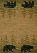 Affordable Rugs - 63" x 90" x 0.47" Beige Polypropylene Area Rug