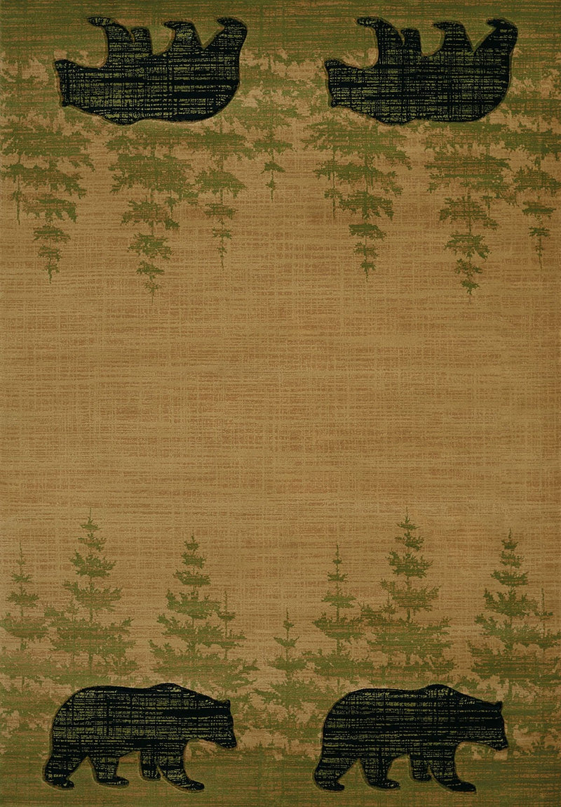 Affordable Rugs - 94" x 126" x 0.47" Beige Polypropylene Oversize Rug