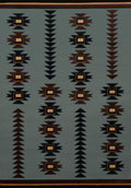 Blue Rug - 63" x 90" x 0.47" Blue Polypropylene Area Rug