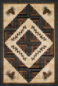 Living Room Rugs - 23" x 88" x 0.45" Natural Polypropylene RunnerRug