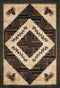 Natural Rug - 63" x 90" x 0.45" Natural Polypropylene Area Rug