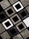 Black Rug - 22" x 26" x 1.2" Black Polyester Accent Rug