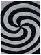 Hallway Rug - 22" x 26" x 1.2" Grey Polyester Accent Rug