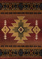 Incredible Rugs and Decor - 22" x 36" x 0.45" Crimson Polypropylene Accent Rug