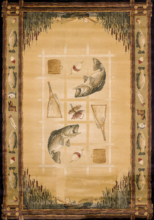 Natural Rug - 22" x 36" x 0.45" Natural Polypropylene Accent Rug