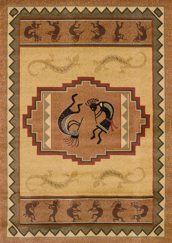 Natural Rug - 22" x 36" x 0.45" Natural Polypropylene Accent Rug