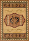 Natural Rug - 22" x 36" x 0.45" Natural Polypropylene Accent Rug