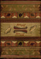 Best Rugs - 47" x 63" x 0.45" Lodge Polypropylene Accent Rug