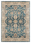 Carpet Mart - 22" x 36" x 0.37" Cerulean Olefin Frieze Accent Rug