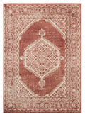 Carpet Mart - 22" x 36" x 0.37" Brick Olefin Frieze Accent Rug