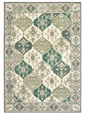 Hallway Rug - 94" x 126" x 0.31" Multi Polypropylene Oversize Rug
