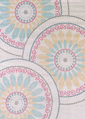 Navy Area Rug - 63" x 86" x 0.47" Natural Polypropylene/Polyester Area Rug