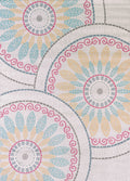 Olefin Rug - 94" x 126" x 0.47" Natural Polypropylene/Polyester Oversize Rug
