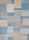 Blue Rug - 94" x 126" x 0.47" Blue Polypropylene/Polyester Oversize Rug