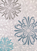 Best Rugs - 63" x 86" x 0.47" Blue Polypropylene/Polyester Area Rug