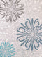 Blue Rug - 94" x 126" x 0.47" Blue Polypropylene/Polyester Oversize Rug