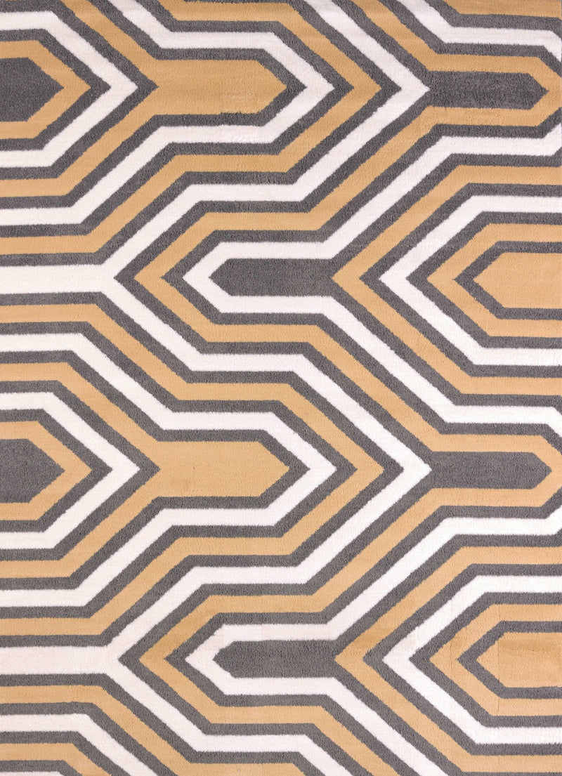 Extra Large Area Rugs - 94" x 126" x 0.47" Harvest Polypropylene/Polyester Oversize Rug