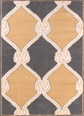 Extra Large Area Rugs - 94" x 126" x 0.47" Harvest Polypropylene/Polyester Oversize Rug