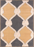 Extra Large Area Rugs - 94" x 126" x 0.47" Harvest Polypropylene/Polyester Oversize Rug
