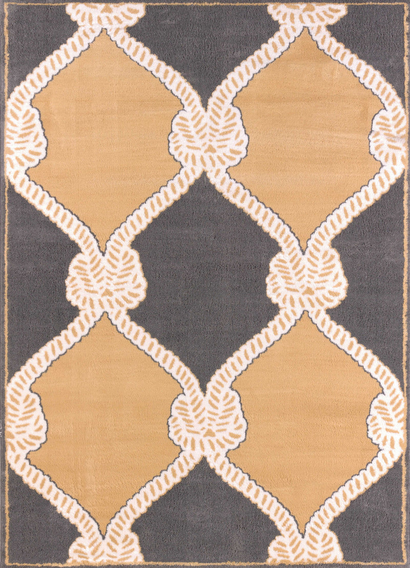 Extra Large Area Rugs - 94" x 126" x 0.47" Harvest Polypropylene/Polyester Oversize Rug