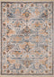 Modern Area Rugs - 31" x 51" x 0.24" Aqua Polyester Mat Rug