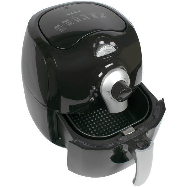 3.7-Quart Electric Air Fryer (Black)-Small Appliances & Accessories-JadeMoghul Inc.