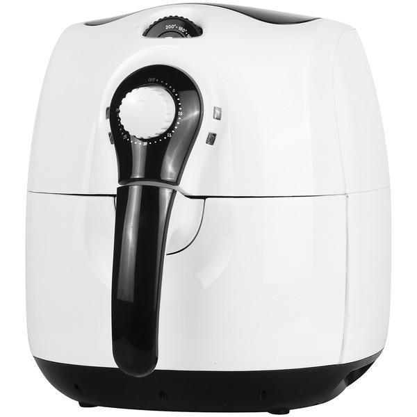 3.7-Quart Electric Air Fryer (White)-Small Appliances & Accessories-JadeMoghul Inc.