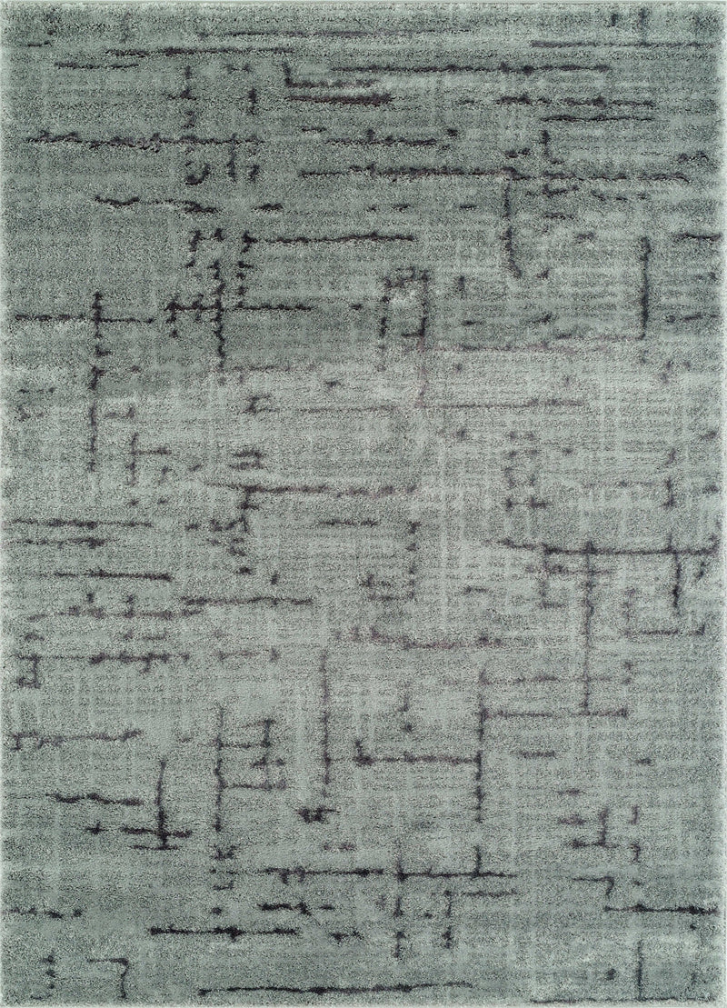 Modern Area Rugs - 94" x 126" x 0.79" Grey Polyester/Olefin Oversize Rug