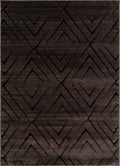 Carpet Mart - 22" x 31" x 0.79" Brown Polyester/Olefin Accent Rug