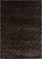 Indoor Outdoor Rugs - 31" x 81" x 0.79" Brown Polyester/Olefin Runner Rug