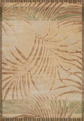 Discount Area Rugs - 22" x 36" x 0.3" Seafoam Polyester/Olefin Accent Rug