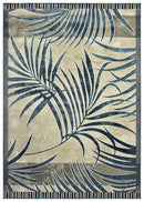Extra Large Area Rugs - 94" x 126" x 0.3" Blueberry Polyester/Olefin Oversize Rug