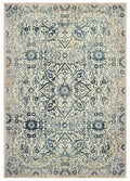 Blue Rug - 22" x 36" x 0.3" Natural Polyester/Olefin Accent Rug