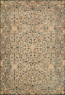 Discount Carpet - 22" x 36" x 0.3" Seafoam Polyester/Olefin Accent Rug