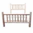 Queen Bed Frame - 65" X 93-95" X 48"  Light Honey Wood Queen Bed