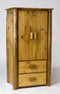 Living Room Furniture - 33" X 23" X 61" Light Honey Wood Armoire