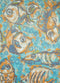 Affordable Rugs - 63" x 86" x 0.43" Aqua Polypropylene Area Rug
