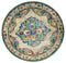 Round Rugs - 94" x 94" x 0.31" Cerulean Olefin/Polyester Round Rug