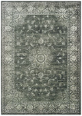 Dining Room Rugs - 31" x 236" x 0.13" Smoke Viscose Runner Rug