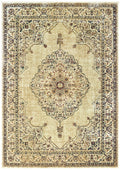 Dining Room Rugs - 31" x 98" x 0.13" Ivory Viscose Runner Rug