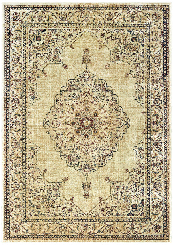 Kitchen Rugs - 120" x 168" x 0.13" Ivory Viscose Oversize Rug