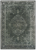 Best Carpet - 23" x 39" x 0.13" Smoke Viscose Accent Rug