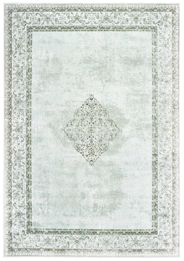 Silver Rug - 120" x 168" x 0.13" Silver Viscose Oversize Rug