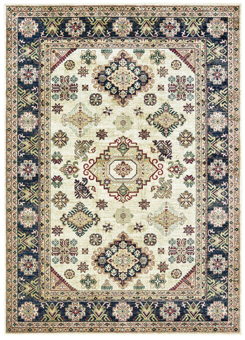 Kitchen Rugs - 108" x 144" x 0.13" Ivory Viscose Oversize Rug