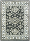 Entryway Rug - 31" x 98" x 0.13" Smoke Viscose Runner Rug