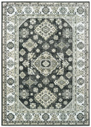 Entryway Rug - 31" x 236" x 0.13" Smoke Viscose Runner Rug